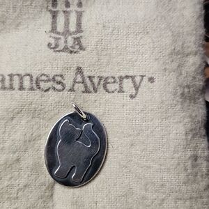 James Avery Retired Cat Pendant